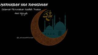 Marhaban Yaa Ramadhan lirik indo || Az Zahir 1 menit