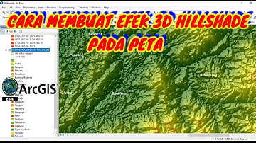 Cara Membuat Efek 3D Hillshade pada peta di ArcGis | Create hillshade 3D views on ArcMap