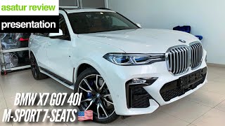 🇺🇸 Презентация BMW X7 G07 40i xDrive M-sport 7-seats