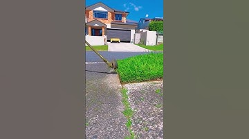 Lawn edging process part 51 | edging along flower beds cleanly