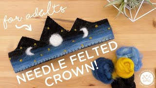 DIY Easy Felt Crown  For Cool Adults