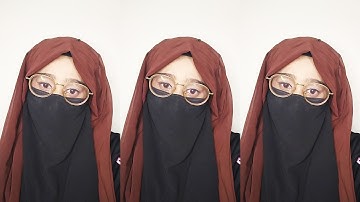 Full Coverage Hijab & Niqab Tutorial With Cute Style By Wajeeha Fatima