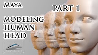 Head Modeling Tutorial Part1 | Learn Maya screenshot 5