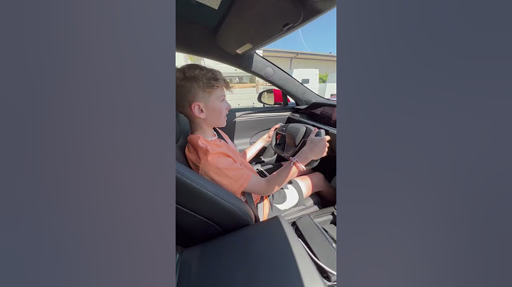Tesla Model S Plaid First 11 Year Old to Launch it Possibly. Getting Addicted Early.