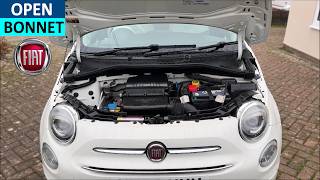 How to open bonnet on Fiat 500 - How to open Hood on Fiat 500