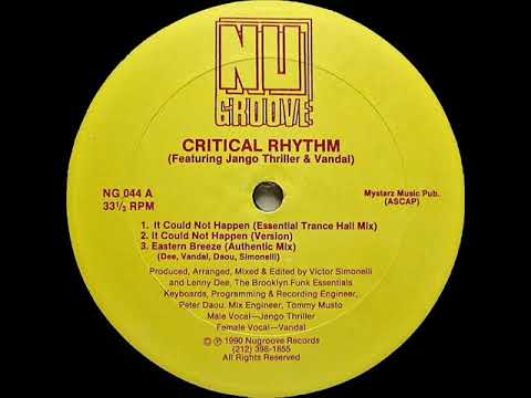 Critical Rhythm It Could Not Happen Essential Trance Hall Mix - YouTube