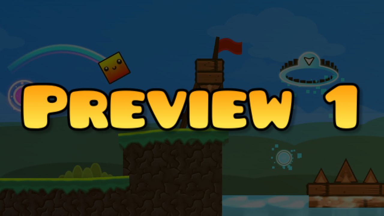 First preview of my new unfinished level - Geometry Dash - YouTube