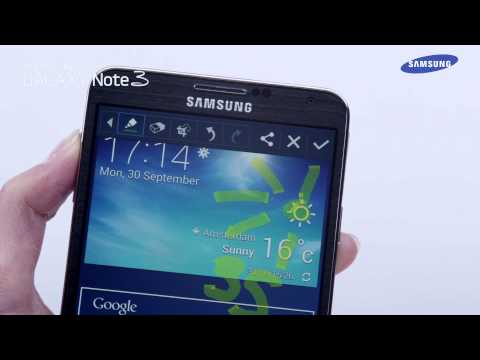 Samsung Galaxy Note 3 | How to use Screen Write in the Air Command feature