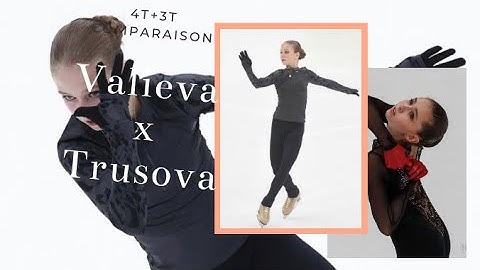 Kamila Valieva VS Alexandra Trusova Test Skate 4T+3T 🔥