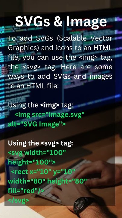 how to use images, svgs and icons in HTML? - YouTube