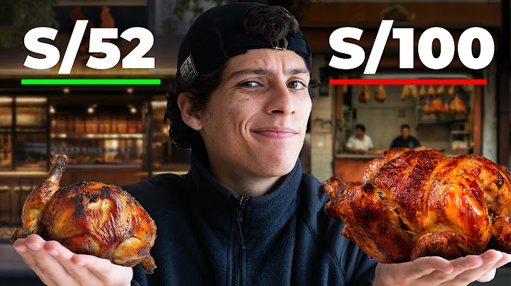 Trying Grilled Chicken for S/52 vs S/100