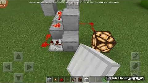 How to make an EASY redstone t-flip flop in mcpe