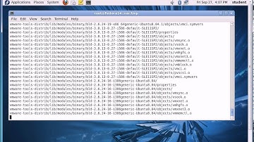 Fedora 14 VMware Tools Installation