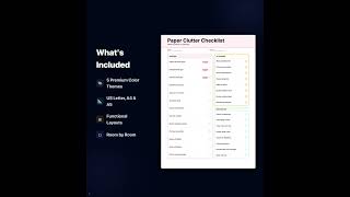 Minimalist Cleaning Planner Showcase