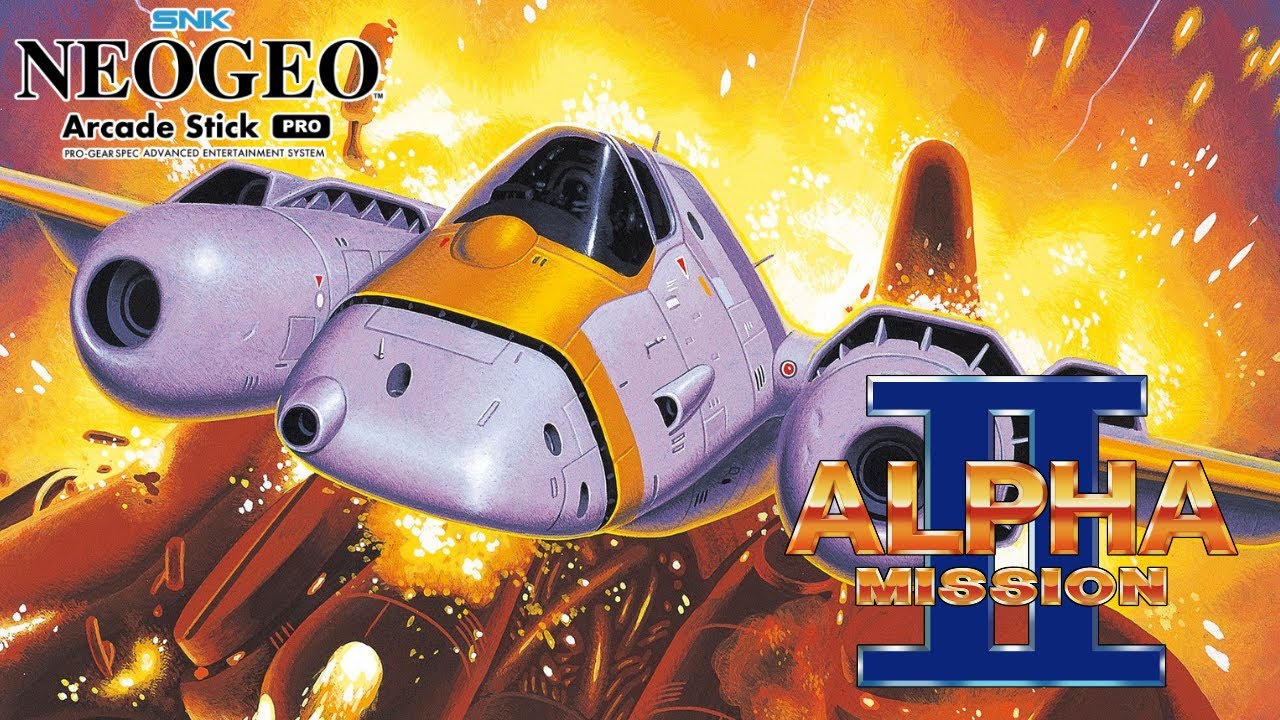 [Neo Geo Arcade Stick Pro] Alpha Mission II [Neo-Geo]