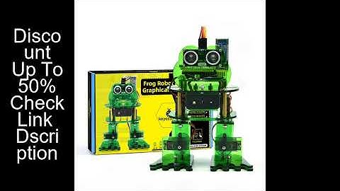 Keyestudio Frog Robot With Graphical Programming for Arduino Nano Diy Electronic Kit Arduino Robot K