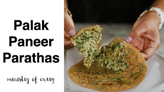 Palak Paneer Paratha