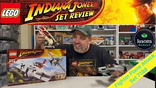 Indiana Jones Lego Review | Fighter Plane Attack set 7198