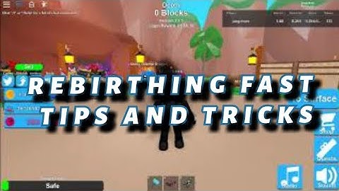 HOW TO REBIRTH FAST IN MINING SIMULATOR (TIPS AND TRICKS)