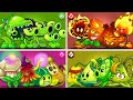 PvZ2 - 4 Best Plant Teams vs Zombies Team - Which Plant Team Strongest ?