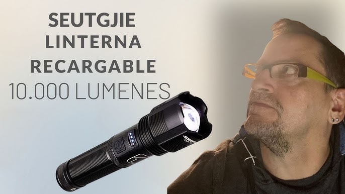 AVEDISTANTE Linterna LED Recargable Alta Potencia Militar COB