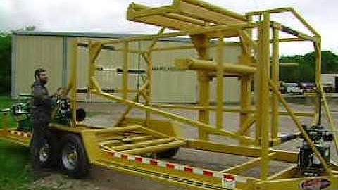 LCV Coiled Pipe Trailer