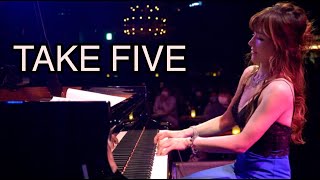 【TAKE FIVE】House Version  LIVE at Cotton Club Tokyo 騙し絵みたいな「テイクファイブ」/高木里代子(p) 勝矢匠(b)山内陽一朗(dr)