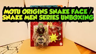 Motu Origins Snake Face / Snake Men Series Unboxing