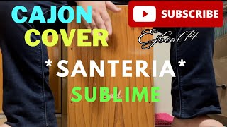 Santeria | Sublime | Cajon Drum Cover #cajoncover #reggae