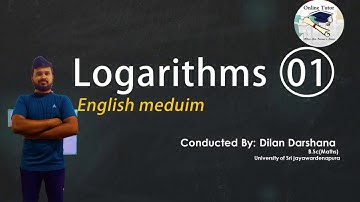 Combined Mathematics | Advanced Level Exam | English Medium | Logarithms 01