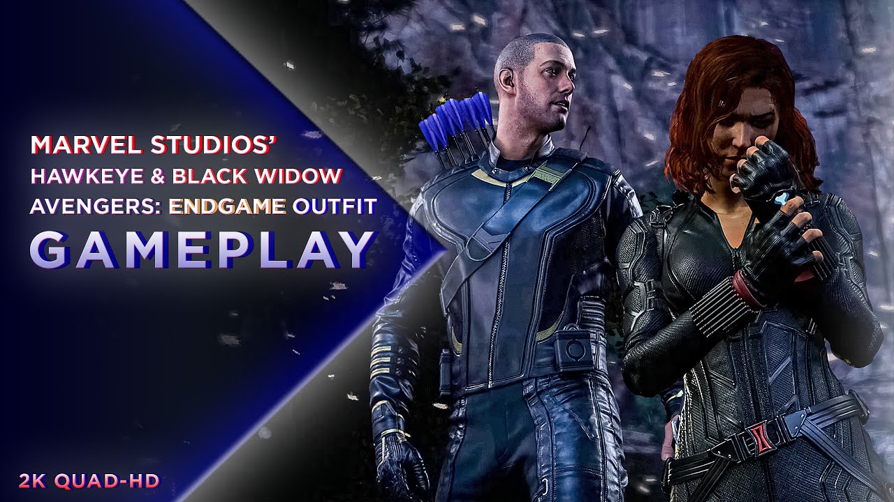 Marvel's Avengers - Gameplay Hawkeye/ Black Widow "MCU Outfit" [PC 1440p 60FPS] (No Commentary)
