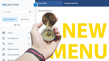 Navigating the New Menu in MyGeotab