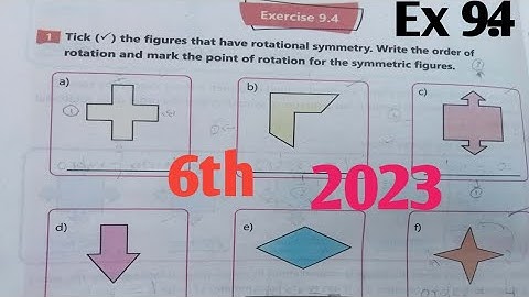 Exercise 9.4 Class 6th Maths kpk and ptb New course 2023 Base on single national curriculum