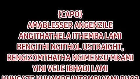 Mlindo the vocalist ft Mullah, Capo and MC Ngcebza(Remix) AmaBlesser(Video Lyrics)