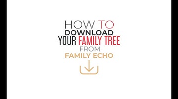 How to use your Family Echo gedcom | OurCards Tutorial