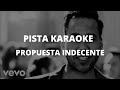 Romeo santos  propuesta indecente pista karaoke