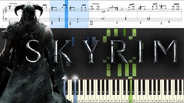 Kyle Landry - skyrim main theme [SYNTHESIA]