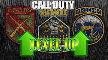HOW TO LEVEL UP YOUR DIVISIONS "Call Of Duty World War 2"