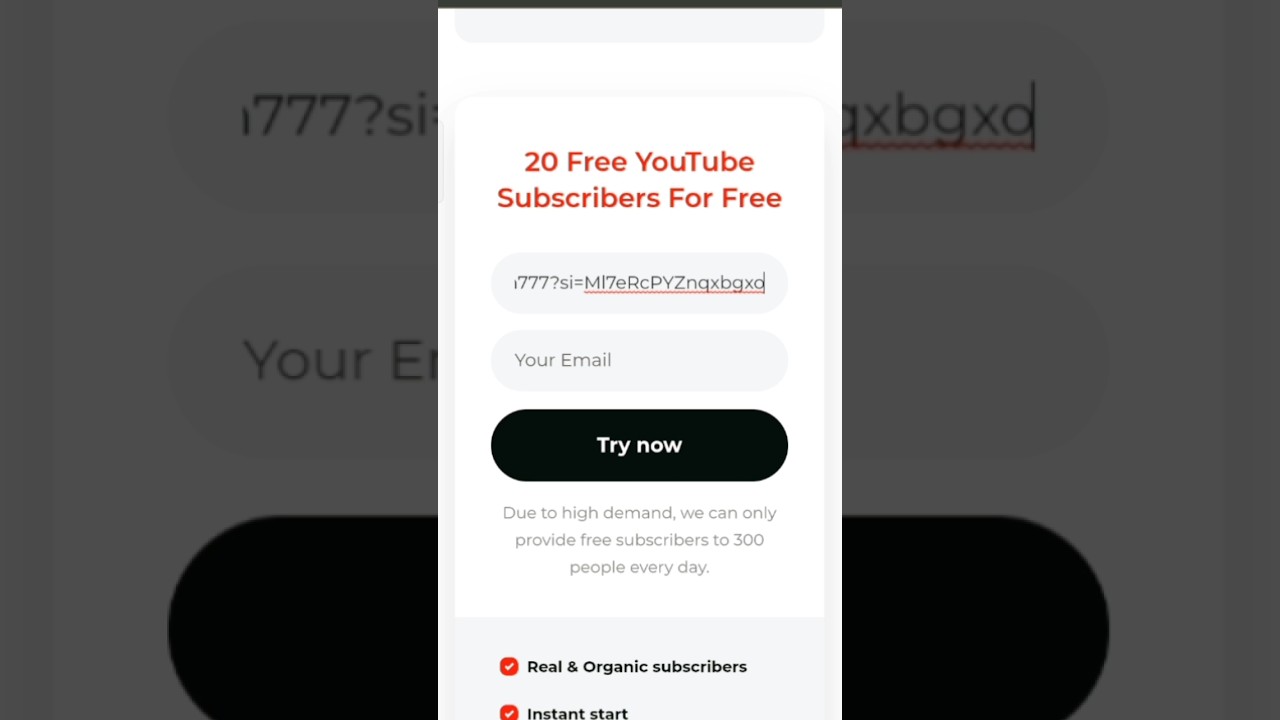 How to increase free YouTube subscribe in 1click 20 genuine subscribe # ...