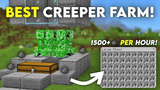 EASIEST CREEPER XP Farm Minecraft Bedrock (26.1+)