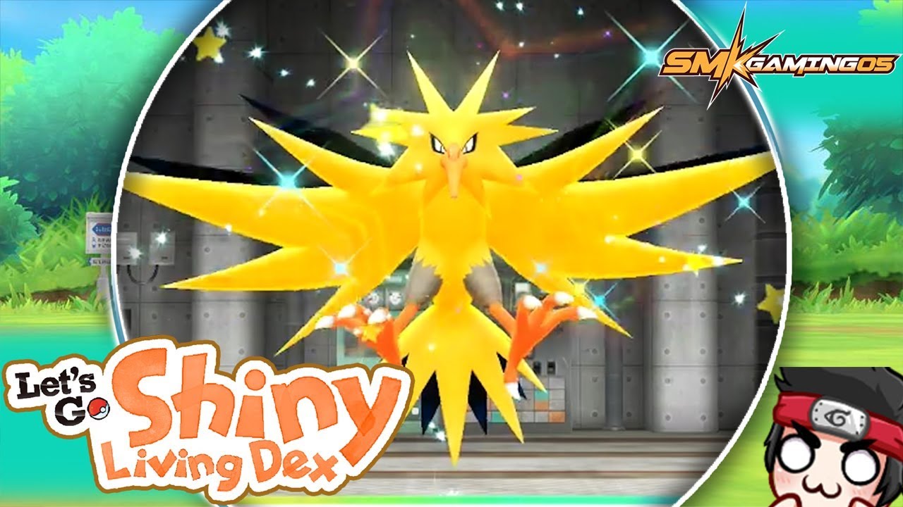 Pokemon Let's Go Shiny Zapdos 6IV-AV Trained – Pokemon4Ever