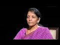 conversation with Nirmala Sitharaman, MoS,