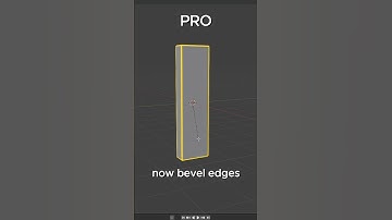 How to bevel stretched edges correctly in blender.Noob Vs Pro beveling edges #3d #blender3d #blender
