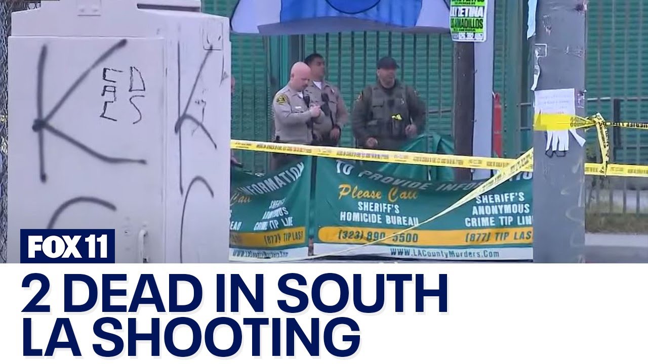 2 dead following overnight shooting in South LA - YouTube