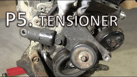 P5/41. How to Disassemble Toyota Camry 2.4 VVT-i engine 2AZ-FE : Drive Belt Tensioner removal