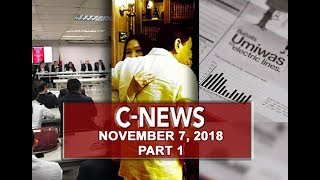 UNTV: C-News (November 7, 2018) PART 1