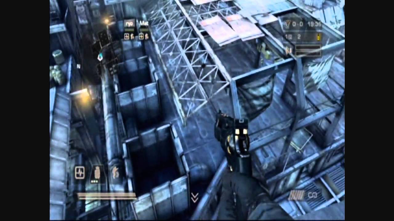 glitch in new map01 / arctower landing