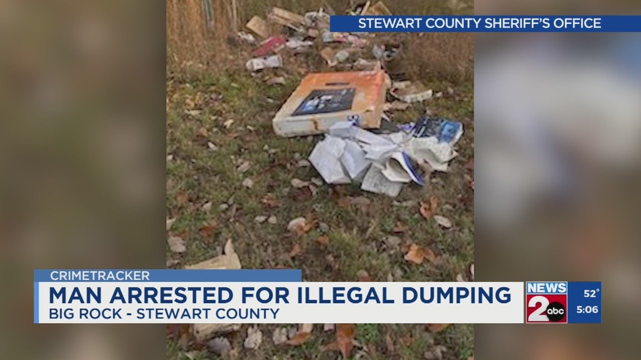 Man arrested for illegal dumping in Stewart Co. - YouTube
