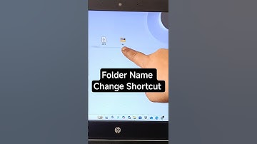 How to Rename folder name- Rename Shortcut #windows #shorts #techshorts #tips #howto