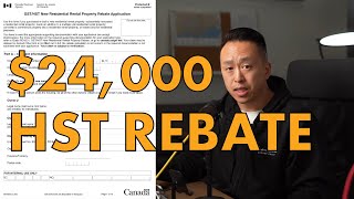 $24,000 New Condo HST Rebate  How To Get It Back
